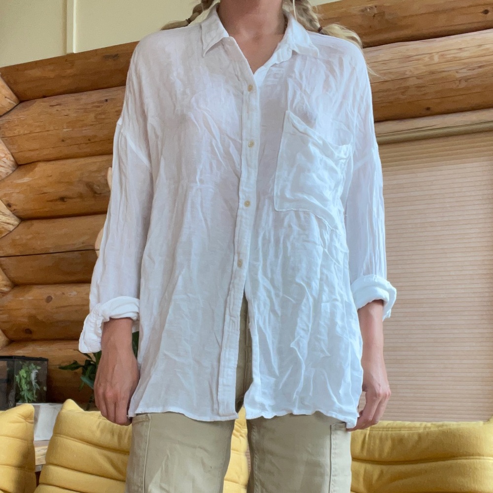 Wilfred linen longsleeve